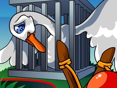 Cage Busters: Slingshot Heroes background