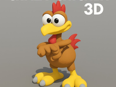 Crazy Chicken 3D background