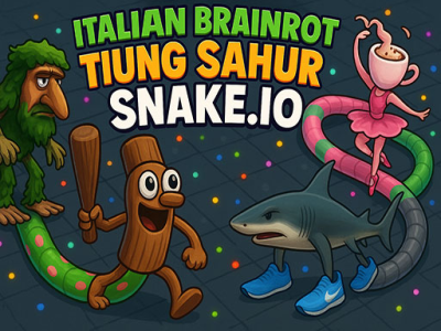Italian Brainrot Tung Sahur Snake.io background