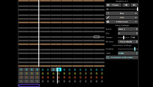 Beepbox screenshot